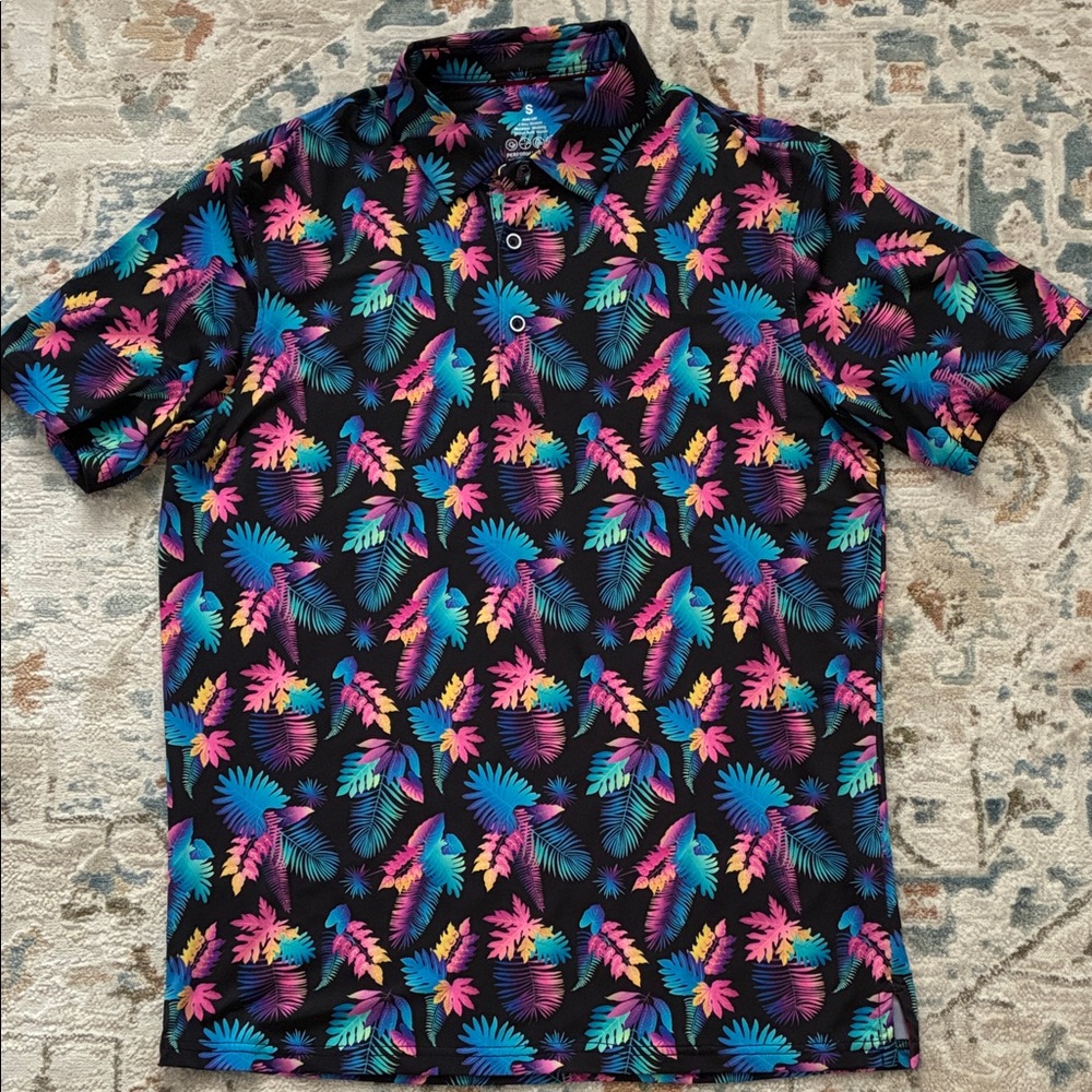 Tropical Print Men's Shirt